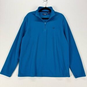 Vintage Chaps Fleece Quarter-zip Pullover Sweater